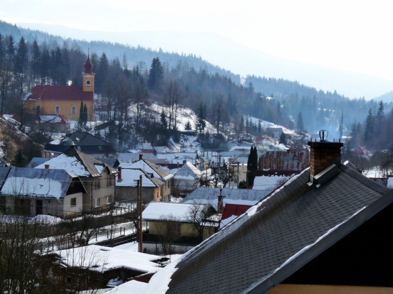 Obec Muránska Huta jedna z mnohých malebných dediniek na Muráni