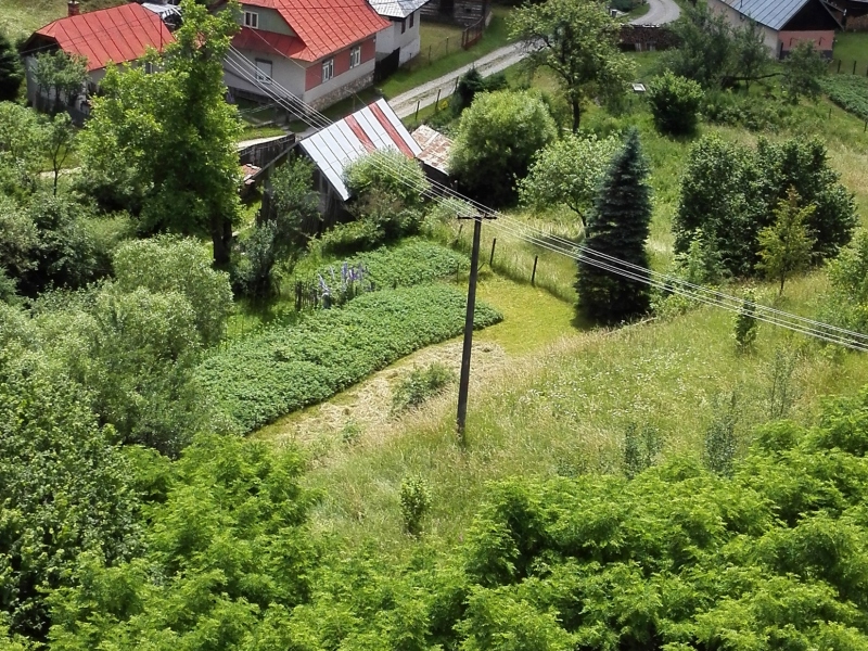 Obec Muránska Huta jedna z mnohých malebných dediniek na Muráni